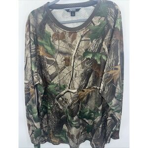 Guide Series Gander Mountain Mesh Base Long Sleeve 2XL‎ Camo Mossy Oak Scentcore